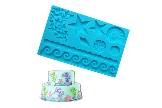 Sea Life Silicone Mould - Iconic Cake Art