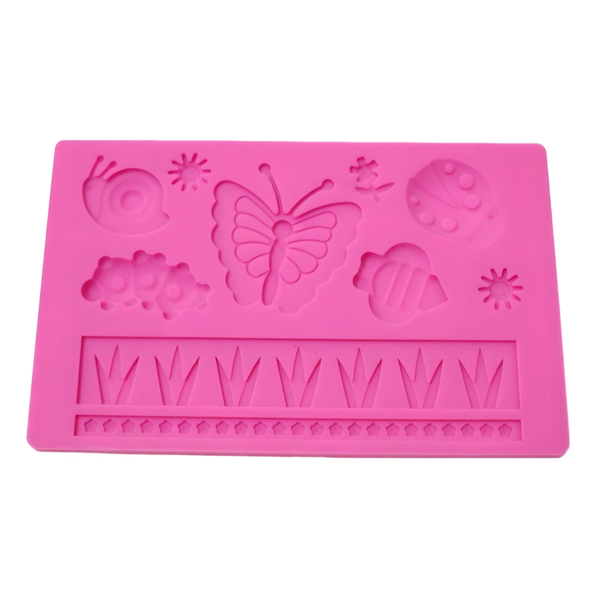 Garden Themes Impression Mat Silicone Mould