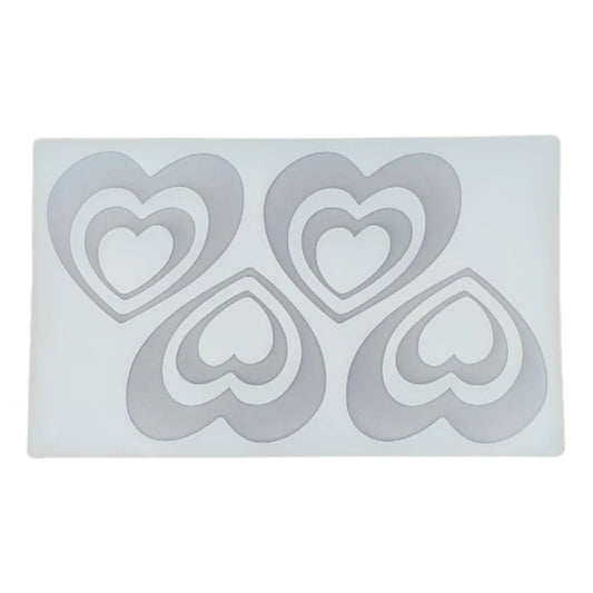 Heart Chip Mould Fondant and Chocolate Shard - Iconic Cake Art