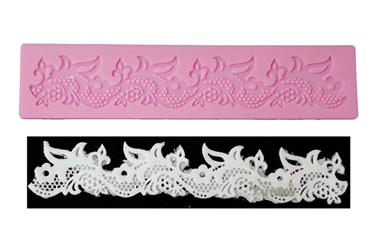 Fleur De Lis Cake Lace Mat Mhc026 - Iconic Cake Art