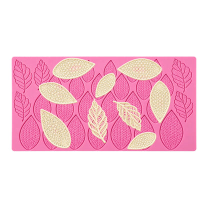 Leaf Cake Lace Mat - Silicone Mat