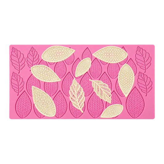 Leaf Cake Lace Mat - Silicone Mat