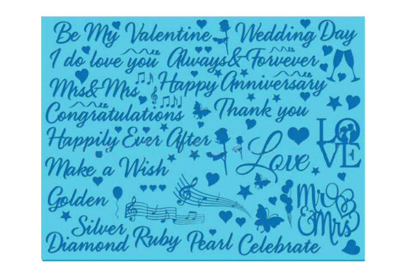 Scripture Silicone Cake Lace Mat - Iconic Cake Art