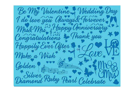 Scripture Silicone Cake Lace Mat - Iconic Cake Art