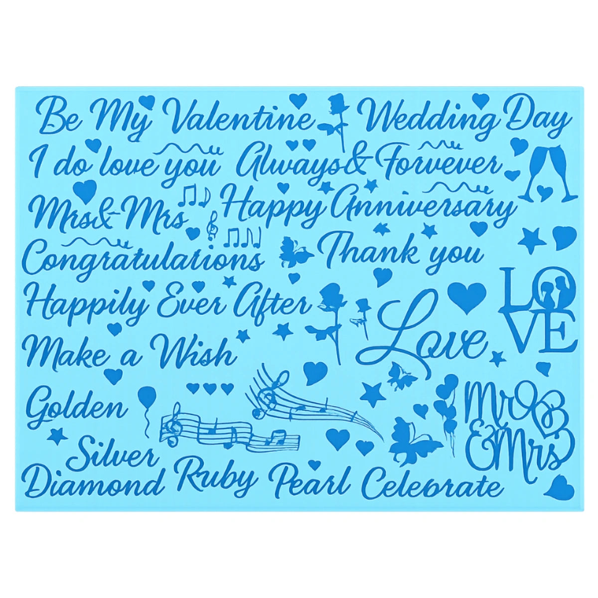 Scripture Silicone Cake Lace Mat