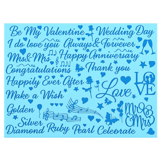 Scripture Silicone Cake Lace Mat