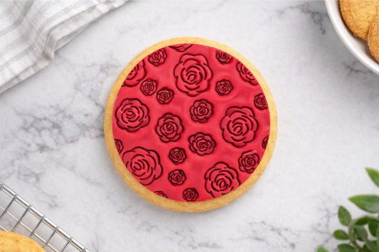 Pattern Embosser Impression Tool - Roses