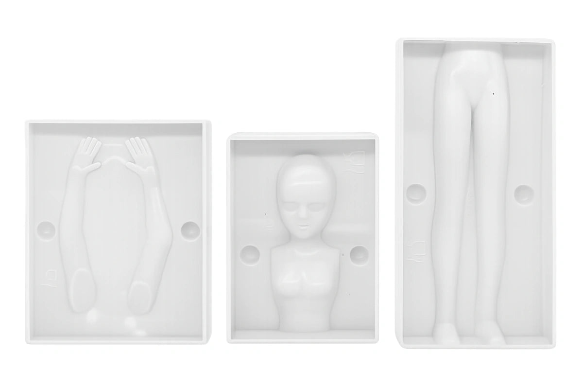 People Moulds Figurines Toppers Set - Woman
