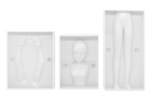 People Moulds Figurines Toppers Set - Woman