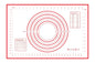 White Silicone Baking Mat - includes Measurements - 40cm x 60cm