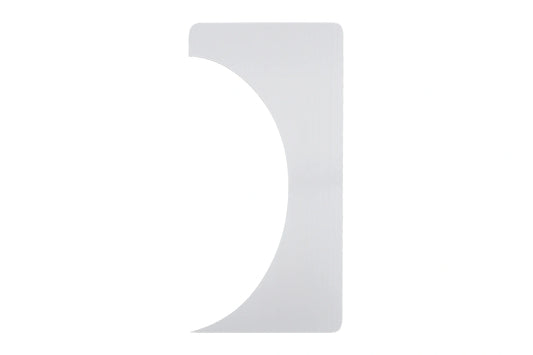 Stainless Steel Scraper Round Decorating Comb - 8 inches