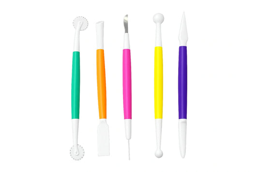 Modelling Tools Fondant - Gum Paste Tool Set (5 Pack) - Iconic Cake Art