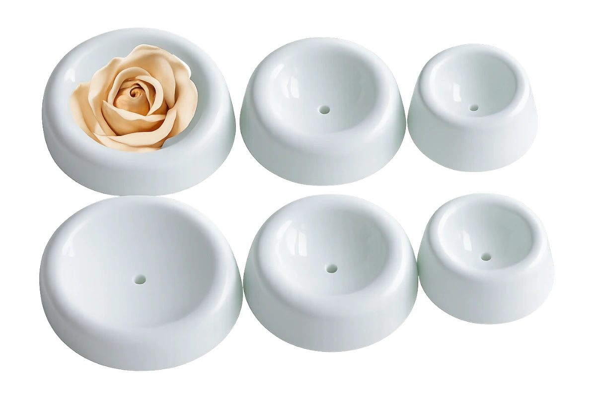 Flower Forming Cups - 3 Size (6 Pack) - Iconic Cake Art