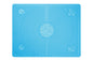 BLUE COLOUR SILICONE ROLLING MAT - 50cm x 40cm