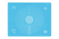 BLUE COLOUR SILICONE ROLLING MAT - 45cm x 60cm