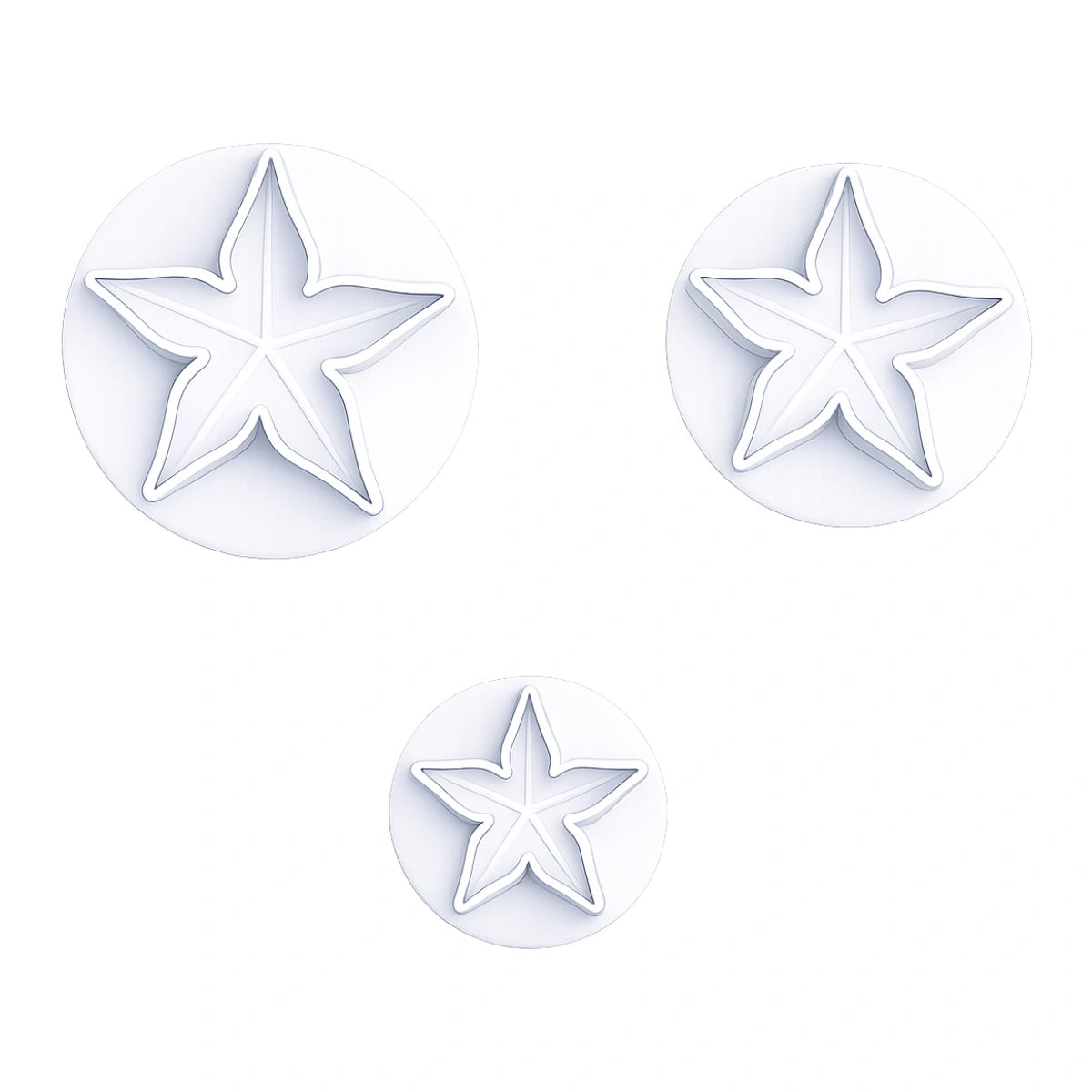 Calyx Plunger Cutter - 5.5, 6.5, 7.6 (3 Pack) - Iconic Cake Art