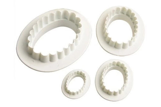 Garrett Frill Plaque Cutter (4 Pack) - Iconic Cake Art