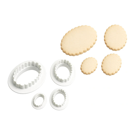 Garrett Frill Plaque Cutter (4 Pack) - Iconic Cake Art