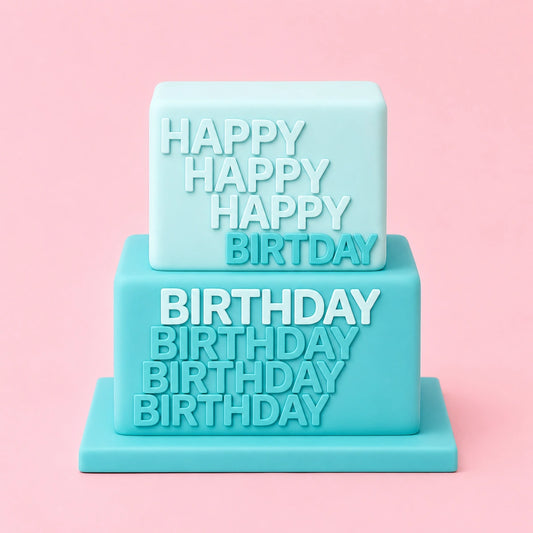 Alphabet Plunger Cutter Set (40 Pack) - Iconic Cake Art