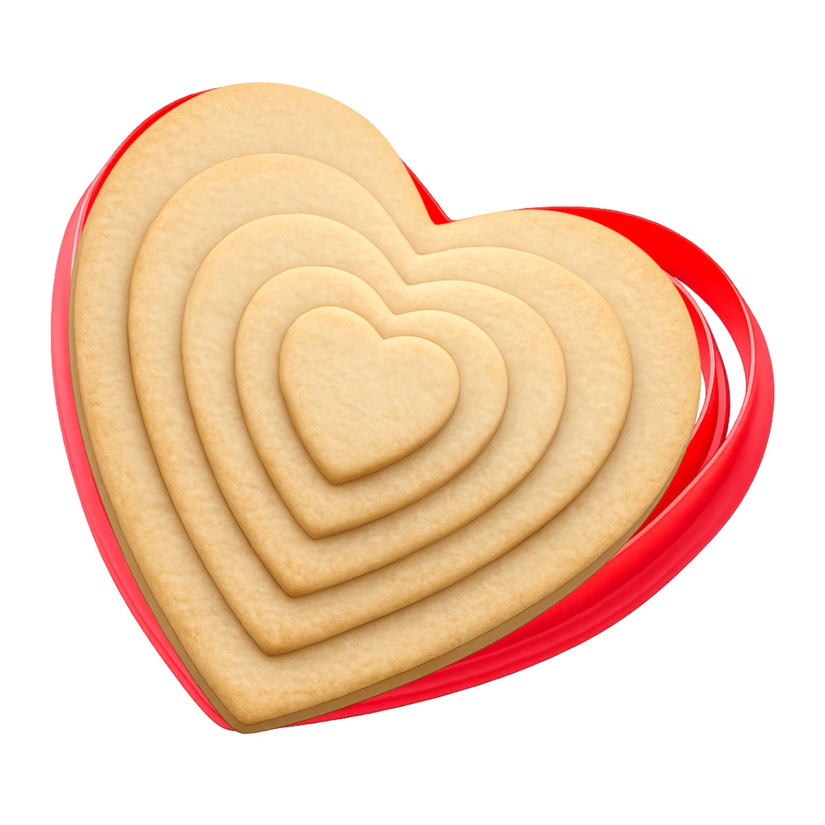Heart Biscuit Cutter (6 Pack) - Iconic Cake Art