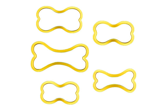 Dog Bone Cookie Cutter (5 Pack) - Iconic Cake Art