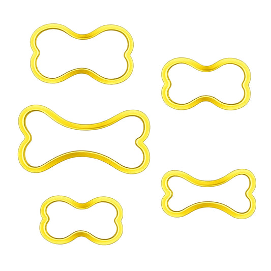 Dog Bone Cookie Cutter (5 Pack) - Iconic Cake Art