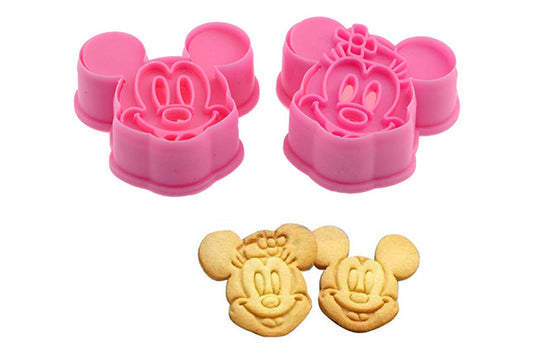 Mickey Mouse and Minnie Cookie Cutter Set - Iconic Cake Art
