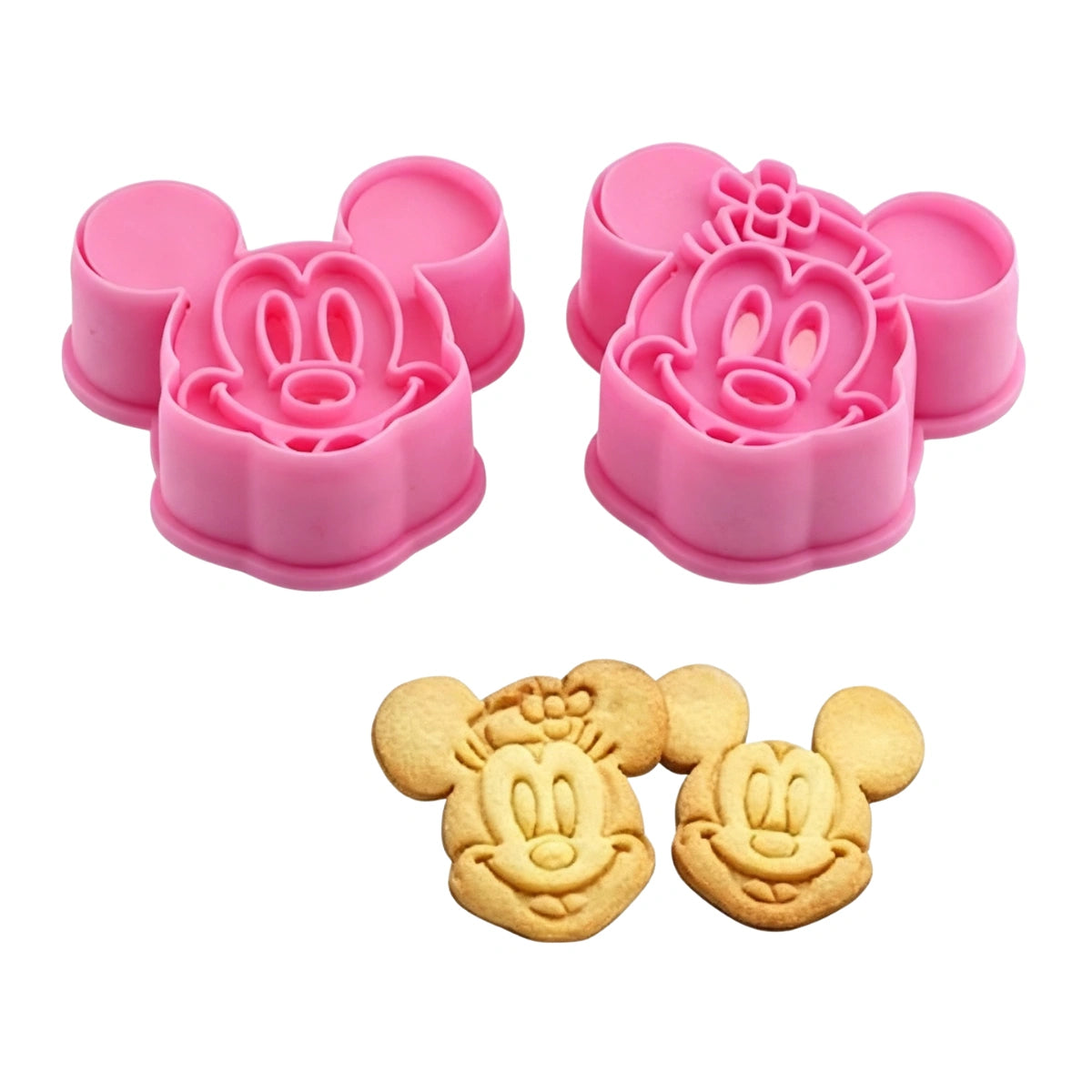 Mickey Mouse and Minnie Cookie Cutter Set - Iconic Cake Art