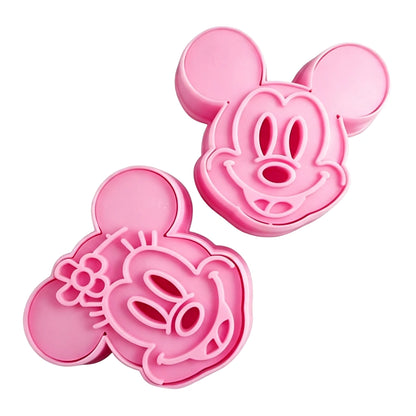 Mickey Mouse and Minnie Cookie Cutter Set - Iconic Cake Art