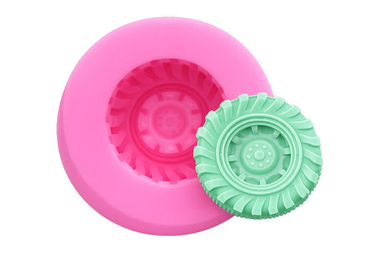 Tyre Wheel 2 Silicone Mould - Iconic Cake Art