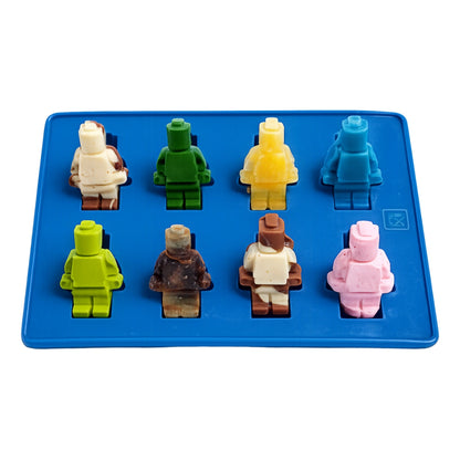 LEGO ROBOT YELLOW SILICONE MOULD – 8 CAVITIES