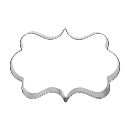 Rectangle Oval Square Plaque Cookie Cutters Set - Gateau Art
