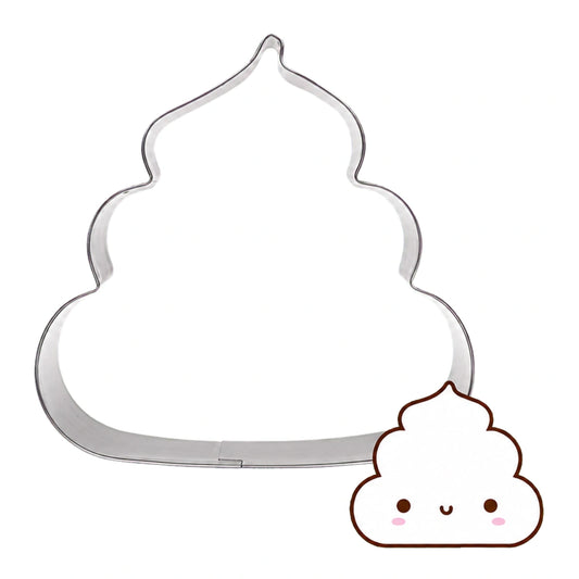 Poop Shape 75mm x 58mm - Iconic Cake Art