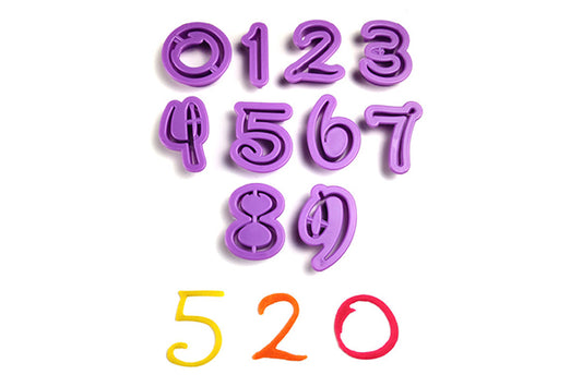 Disney Style Numbers Cookie Cutter Set - Iconic Cake Art