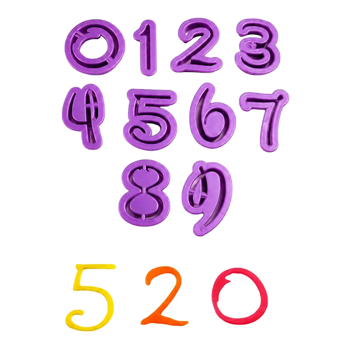 Disney Style Numbers Cookie Cutter Set - Iconic Cake Art