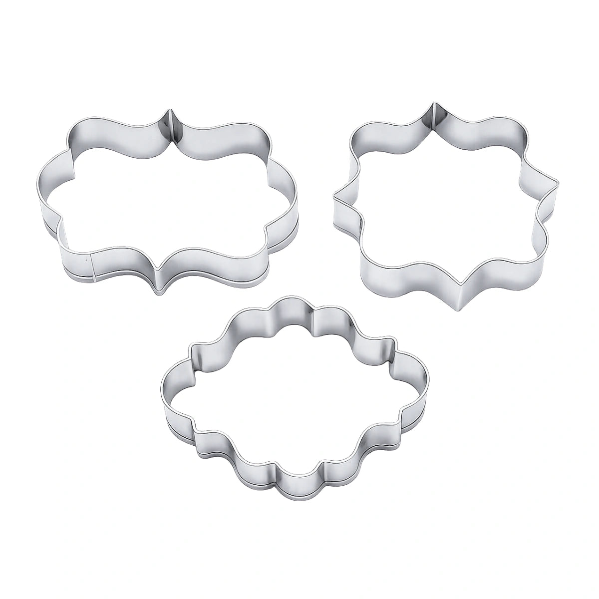 Plaque Cutter Set - Cookie Cutters - (3 Pack) - Iconic Cake Art