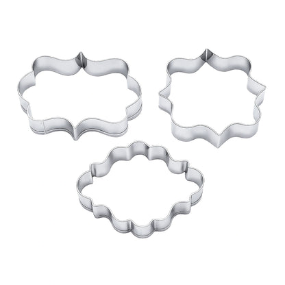 Plaque Cutter Set - Cookie Cutters - (3 Pack) - Iconic Cake Art