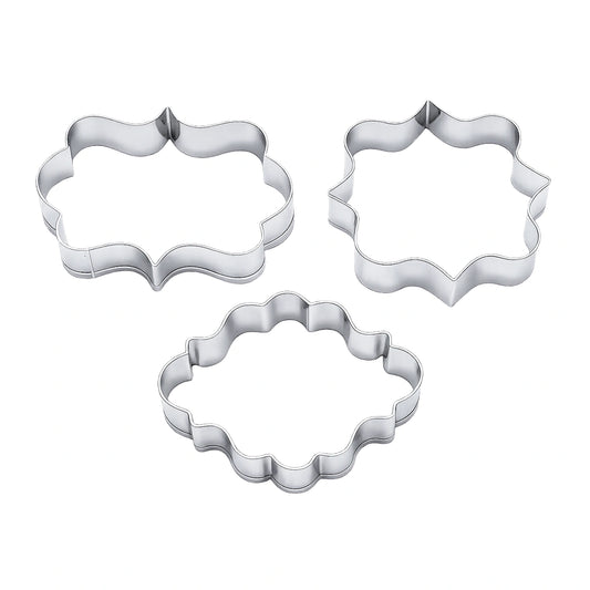 Plaque Cutter Set - Cookie Cutters - (3 Pack) - Iconic Cake Art