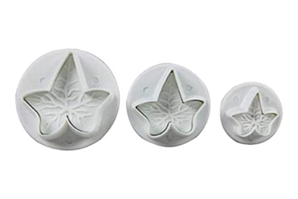 Small Ivy Leaf Veined Plunger Cutter (3 Pack) - T Quality Tools