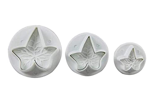 Small Ivy Leaf Veined Plunger Cutter (3 Pack) - T Quality Tools