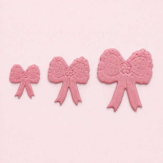 Decorative Bow 3Piece Plunger Cutter Set
