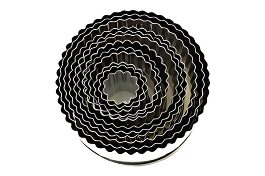 Round Shape Serrated Cutter Set (12 Pack) - T Quality Tools