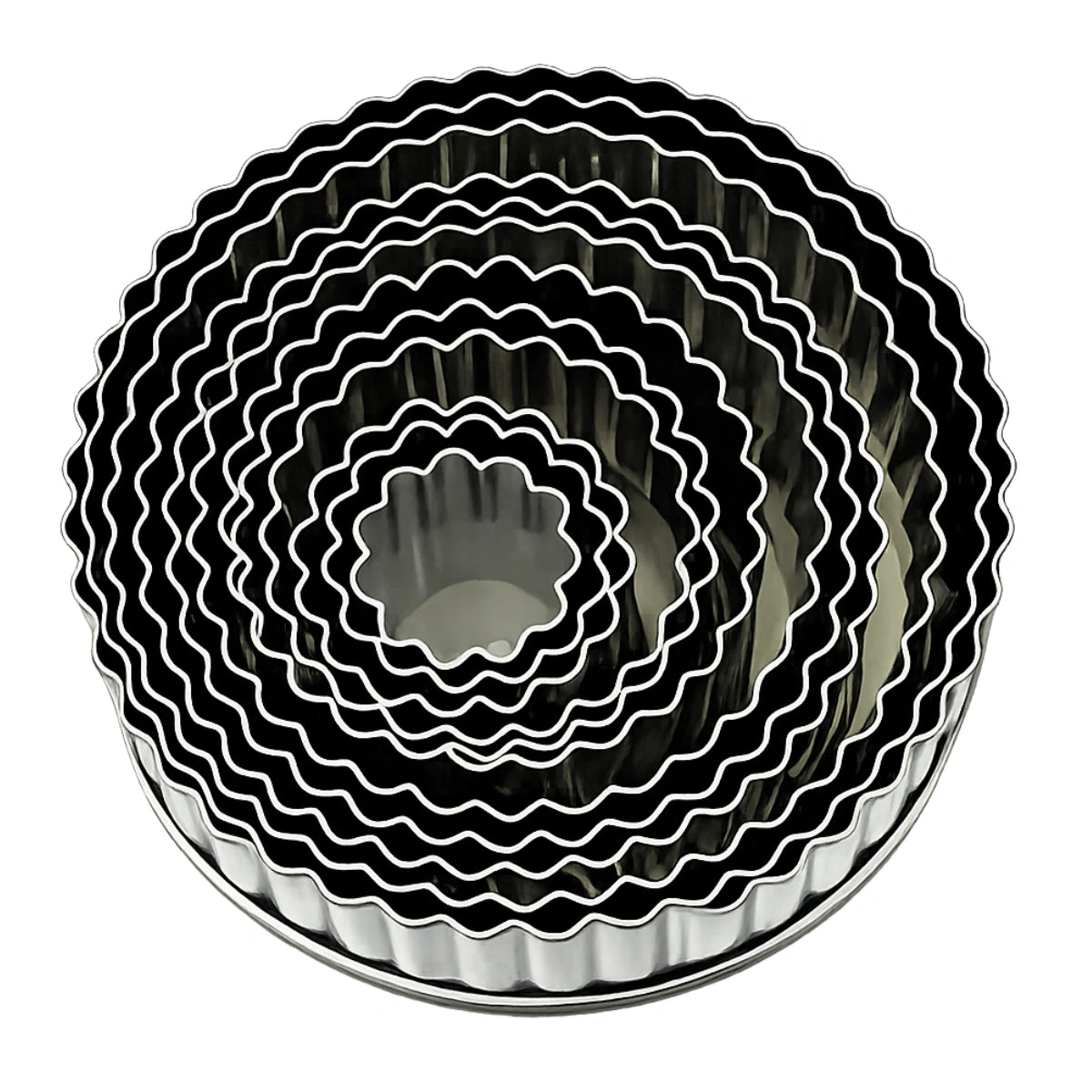 Round Shape Serrated Cutter Set (12 Pack) - T Quality Tools