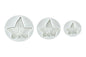 Large Ivy Leaf Veined Plunger Cutter (3 Pack) - T Quality Tools