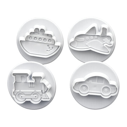Transport Plunger Cutter Set (4 Pack) - Iconic Cake Art