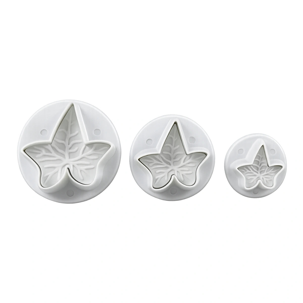 Small Ivy Leaf Veined Plunger Cutter (3 Pack) - T Quality Tools