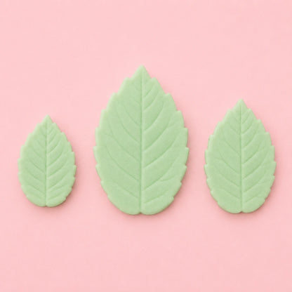 Large Rose Leaf Veined Plunger Cutters (3 Pack) - T Quality Tools