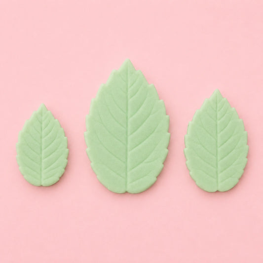 Large Rose Leaf Veined Plunger Cutters (3 Pack) - T Quality Tools