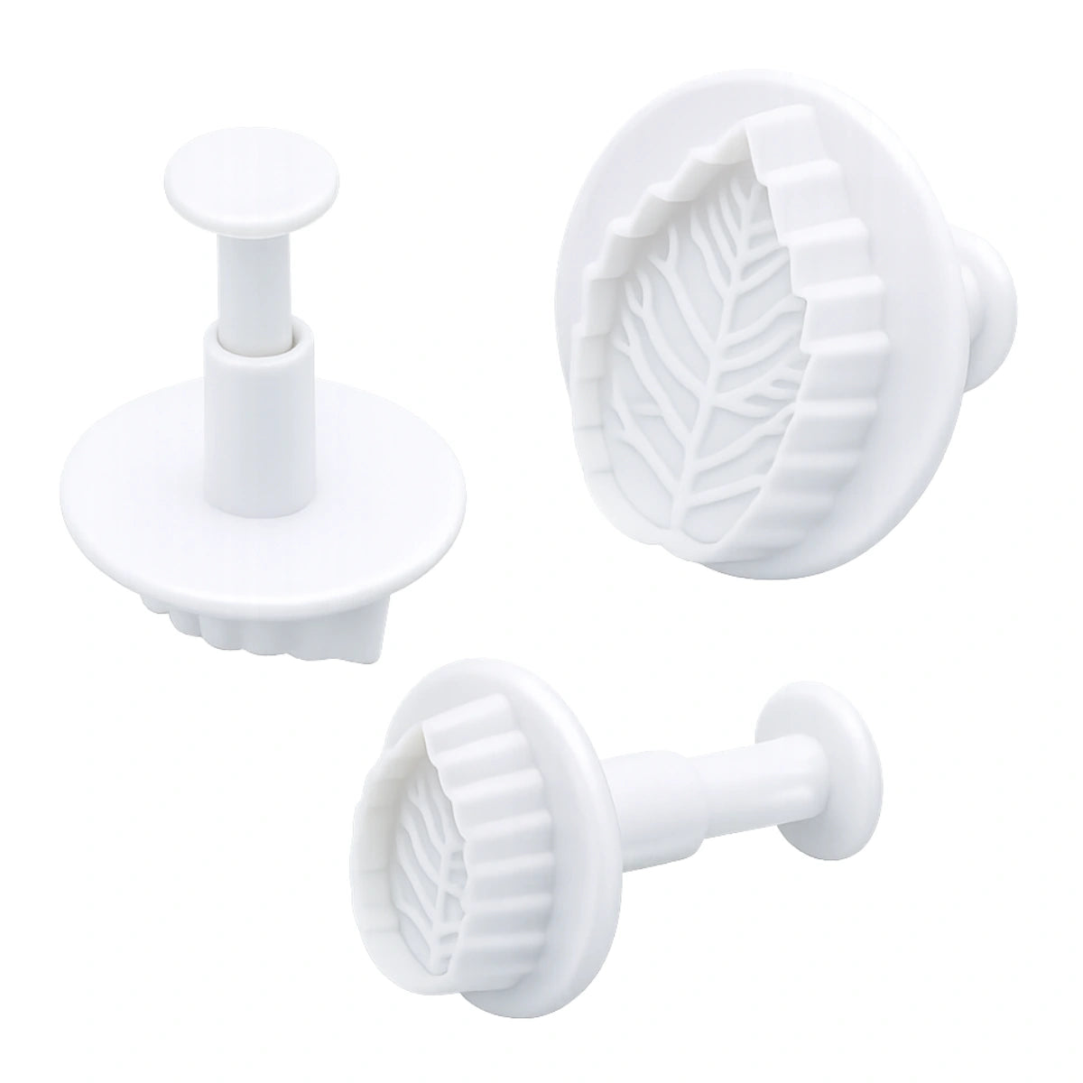 Large Rose Leaf Veined Plunger Cutters (3 Pack) - T Quality Tools