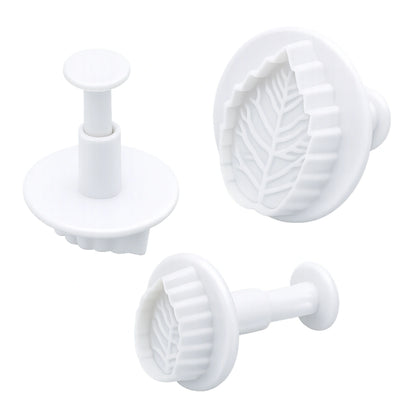 Large Rose Leaf Veined Plunger Cutters (3 Pack) - T Quality Tools
